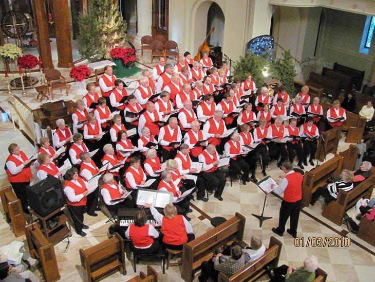 Celebration Singers at Monastery Immaculate Conception, Ferdinand IN 1/3/10 (picture 4)