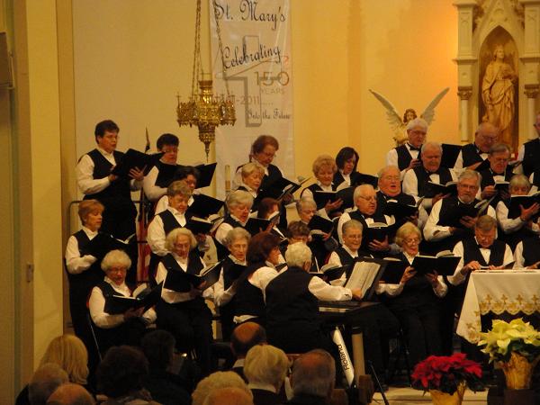 Celebration Singers at St. Mary's Catholic Church, Huntingburg IN 01/16/11-- Altos