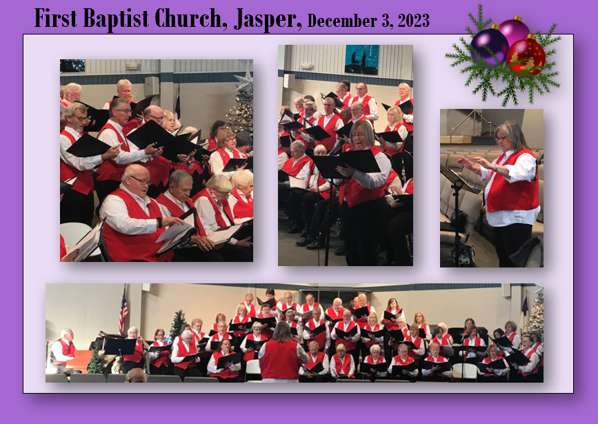 First Baptist Jasper 12/3/23 Collage 02