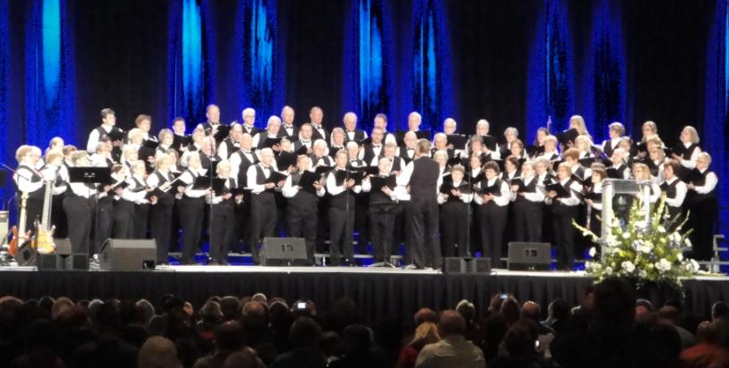 Celebration Singers at the Governor Pence/Lt.Governor Ellspermann Inaugural Praise/Worship Servce