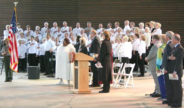 Celebration Singers--Lincoln Amphitheater 5/11/08 (1)