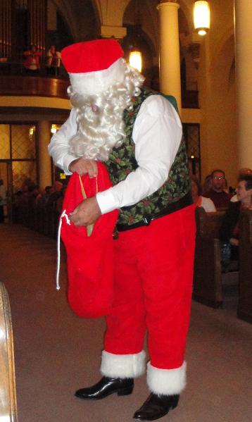 Celebration Singers at St. Ferdinand Catholic Church, Ferdinand IN 11/20/10 (Santa Claus)