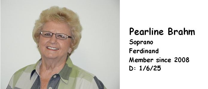 BRAHM, PEARLINE SOPRANO 2008 FERDINAND