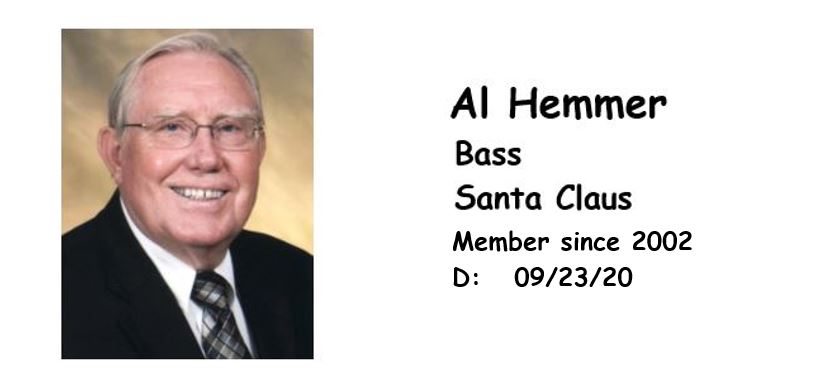 HEMMER, AL BASS SANTA CLAUS