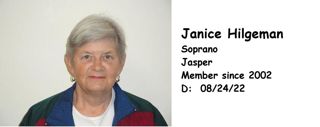 HILGEMAN, JANICE SOPRANO 2002 JASPER