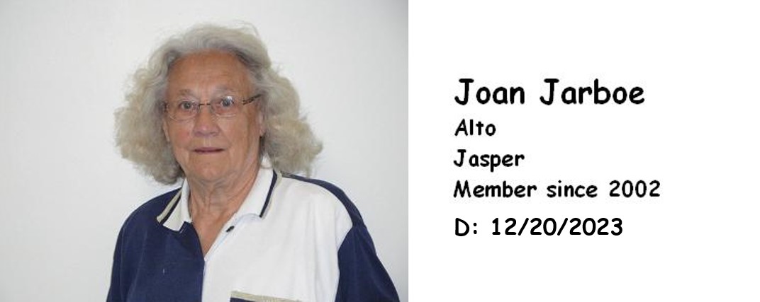 JARBOE, JOAN ALTO 2002 JASPER