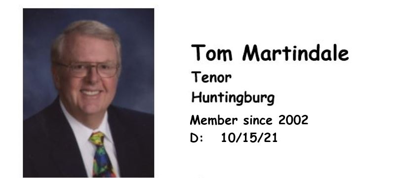 MARTINDALE, TOM TENOR HUNTINGBURG