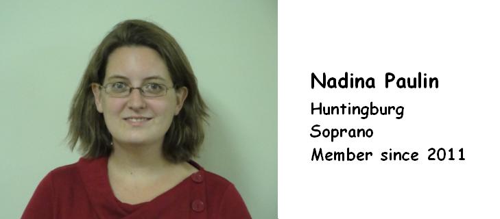 PAULIN, NADINA SOPRANO 2011 HUNTINGBURG