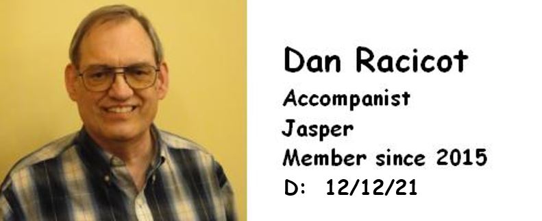 RACICOT, DAN ACCOMPANIST 2015 JASPER