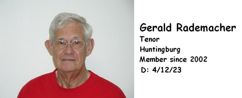 RADEMACHER, GERALD TENOR 2002 HUNTINGBURG