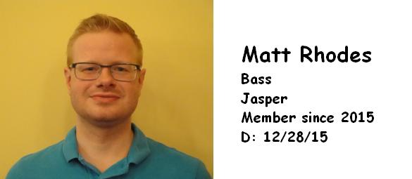 RHODES,MATT BASS 2015 JASPER