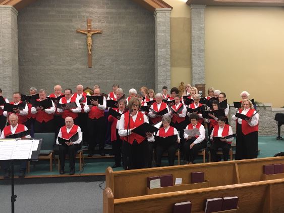 12/02/2018 PRECIOUS BLOOD CHRISTMAS CONCERT, NANCY LITTEKEN SOLO, JASPER IN